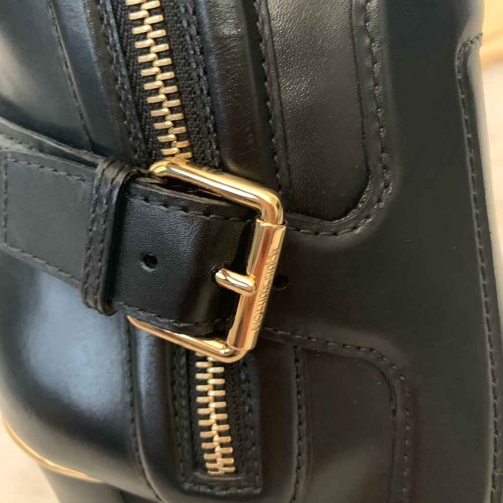 LOUIS VUITTON FRONTROW BLACK PLATFORM BOOTS RARE - Picture 5 of 10